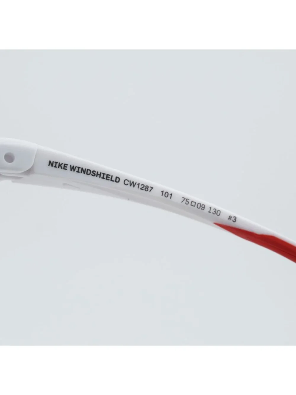 NIKE WINDSHIELD 20 CW1287 101 Sunglasses White Shield Frame, Field Tint Lenses
